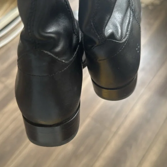 Frye Melissa Button Tall Leather black Boots - Picture 8 of 10